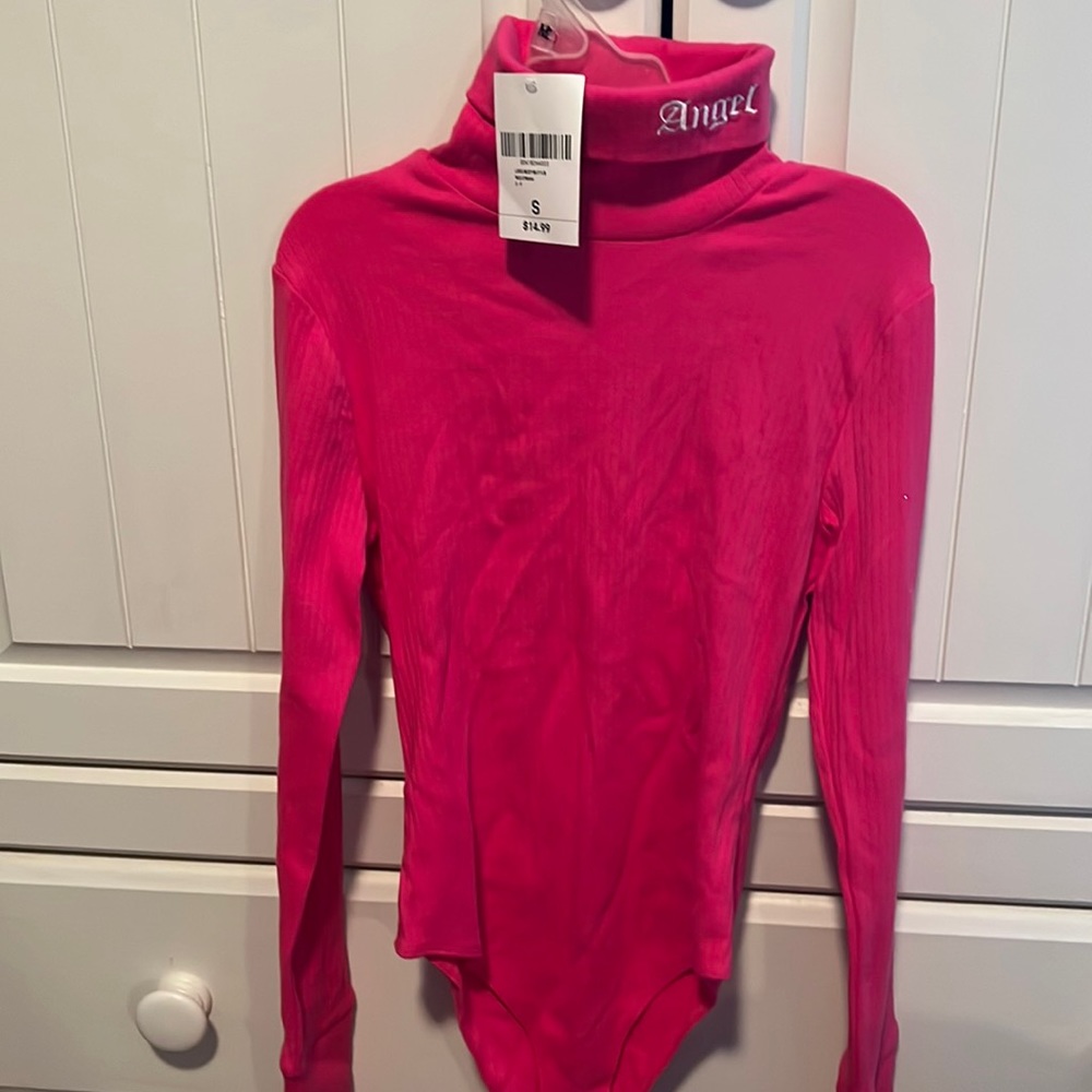 Size small, hot pink body suit from forever 21